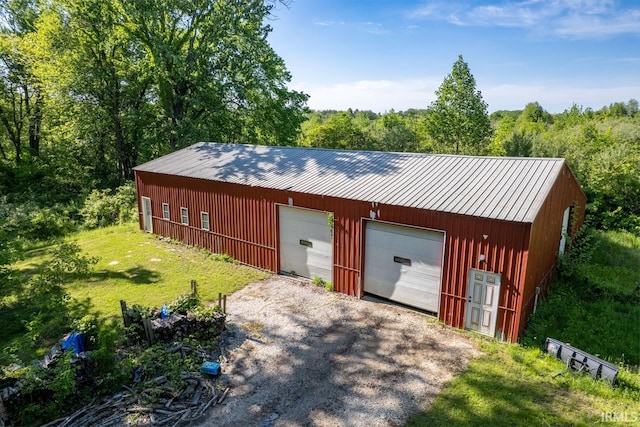 3638 N 1500 W Rd, Linton, IN 47441 - view of detached garage