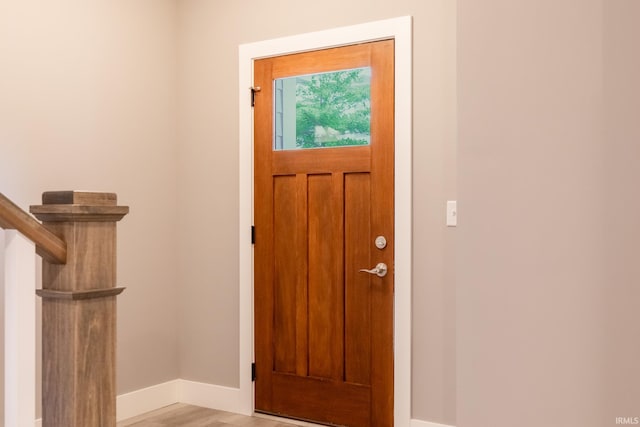1590 S Renwick Blvd, Bloomington, IN 47401 - foyer featuring baseboards and light wood finished floors
