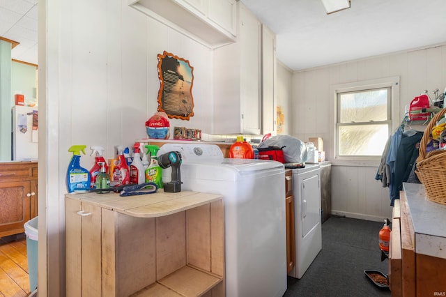 5668 E 500 S, Lynn, IN 47355 - laundry area with separate washer and dryer