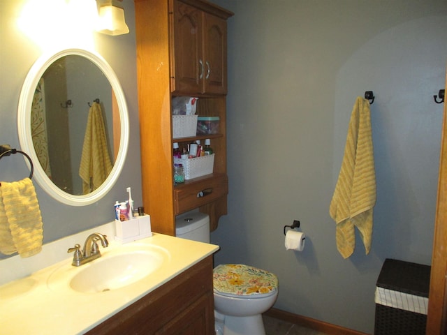 22715 Fair Oaks Ct, Elkhart, IN 46514 - bathroom with toilet and vanity