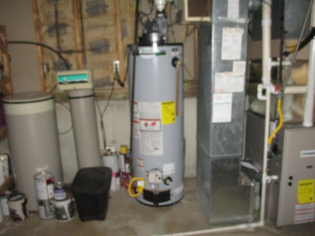 22715 Fair Oaks Ct, Elkhart, IN 46514 - utilities with water heater and heating unit