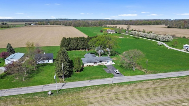 56915 Tulip Rd, New Carlisle, IN 46552 - overview of rural landscape featuring farmland