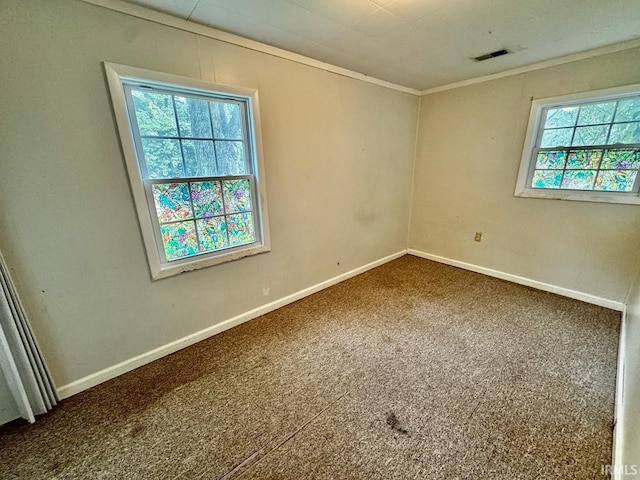 207 S Poplar Dr, Bloomington, IN 47429 - empty room with crown molding, carpet floors, and baseboards