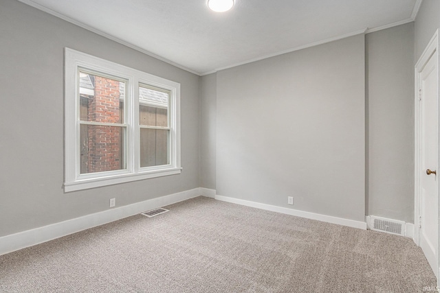 420 W 10th St, Mishawaka, IN 46544 - carpeted empty room with ornamental molding and baseboards