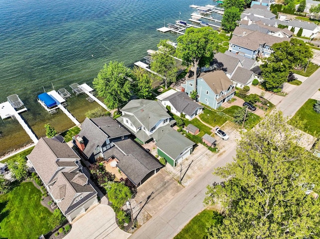 6592 E Waco Dr, Syracuse, IN 46567 - aerial view of residential area with a nearby body of water