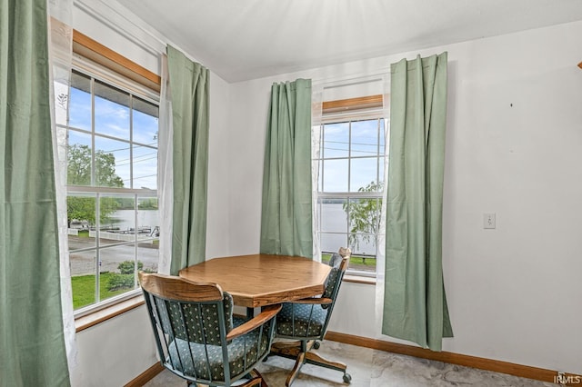 7205 N 1150 W, Shipshewana, IN 46565 - dining room with healthy amount of natural light and baseboards