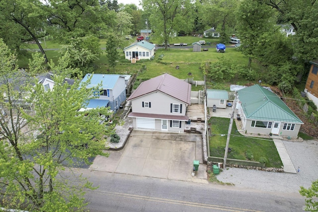 7205 N 1150 W, Shipshewana, IN 46565 - aerial view of property and surrounding area with a tree filled landscape