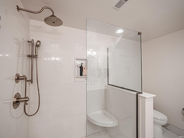 703 Pfeiffer Rd, Evansville, IN 47711 - full bath featuring walk in shower and toilet