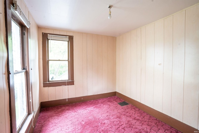 104 S Cowen St, Garrett, IN 46738 - carpeted spare room featuring baseboards and wooden walls