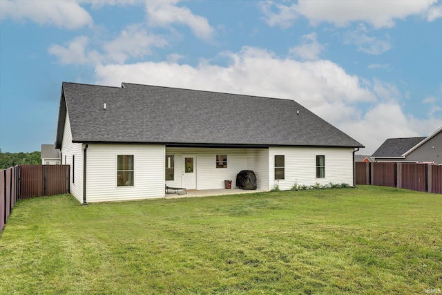 4022 Eagle Dr, Gosport, IN 47433 - rear view of property featuring a patio and a shingled roof