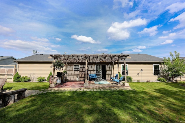 110 Alan Dr, Fremont, IN 46737 - rear view of house with a patio area