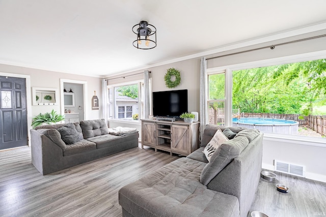 1471 Vernon St, Wabash, IN 46992 - living room featuring wood finished floors