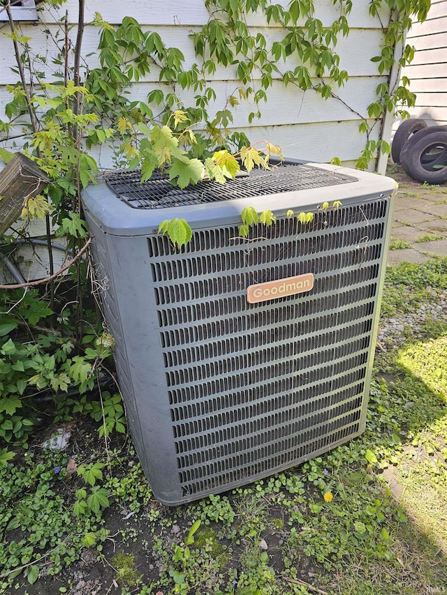 58 E 5th St, Peru, IN 46970 - exterior view of central AC unit