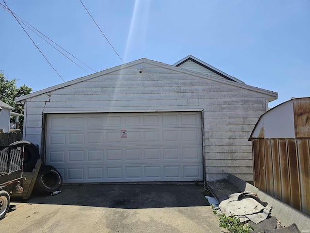 58 E 5th St, Peru, IN 46970 - view of garage
