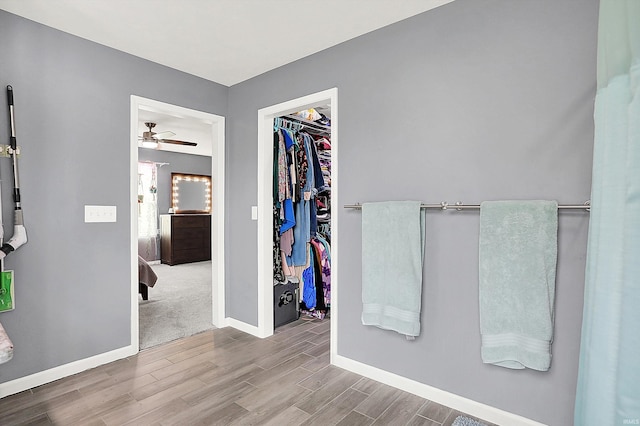 7228 W Mustang Dr, Ellettsville, IN 47429 - interior space with wood finished floors and baseboards