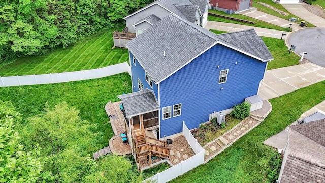 7228 W Mustang Dr, Ellettsville, IN 47429 - aerial view of property and surrounding area