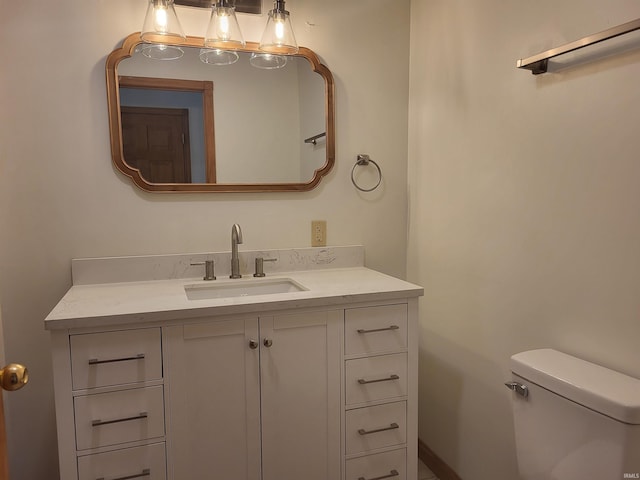 104 Leatherwood Creek Ests, Bedford, IN 47421 - half bathroom with vanity and toilet