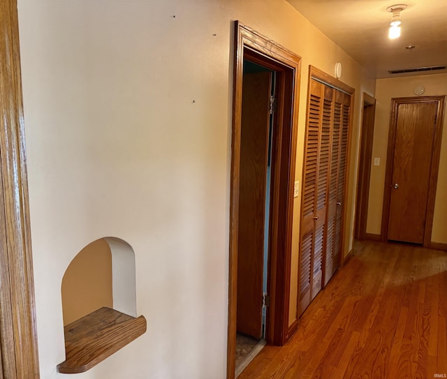 815 3rd St, Huntingburg, IN 47542 - hall with wood finished floors