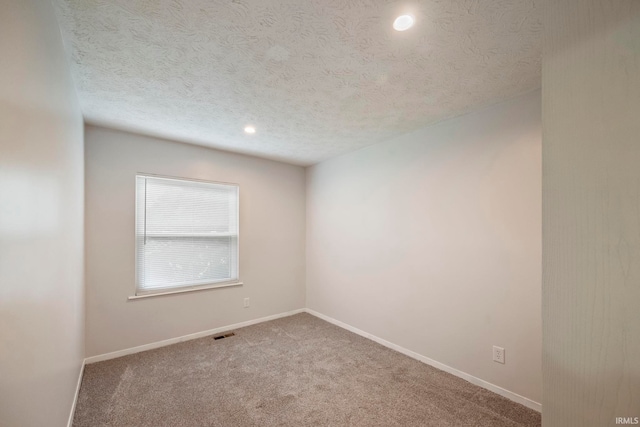 10 Cavalry Ct, West Lafayette, IN 47906 - carpeted spare room featuring recessed lighting, a textured ceiling, and baseboards