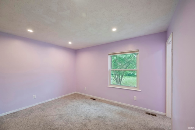 10 Cavalry Ct, West Lafayette, IN 47906 - spare room with recessed lighting, carpet, baseboards, and a textured ceiling