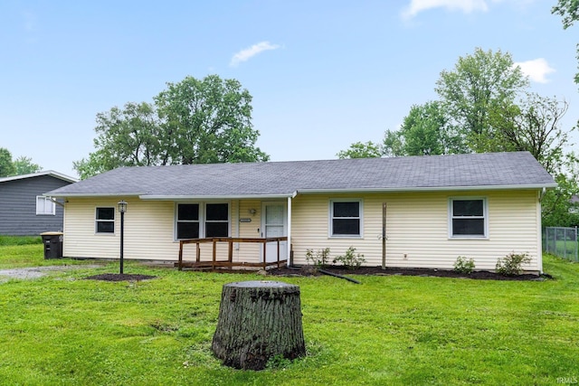 8221 Sunny Ln, Fort Wayne, IN 46835 - single story home with a front lawn and covered porch