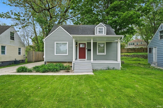 1905 Inglewood Pl, South Bend, IN 46616 - view of front of house featuring roof with shingles, covered porch, and cooling unit