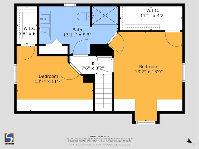 1905 Inglewood Pl, South Bend, IN 46616 - property floor plan