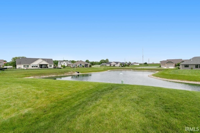 2696 Maraquita Ct, Fort Wayne, IN 46845 - view of grassy yard featuring a residential view and a water view