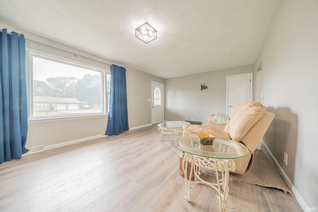 902 Hawthorne Ln, Logansport, IN 46947 - sitting room with light wood-type flooring and baseboards