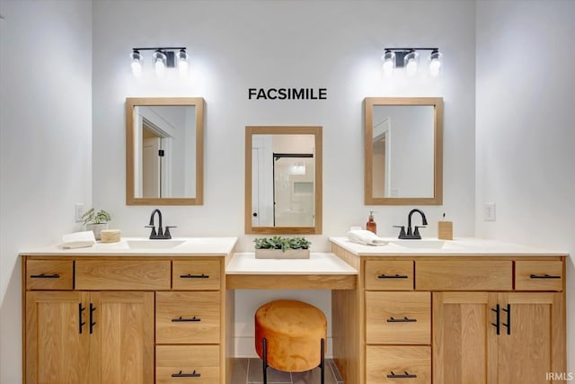 910 S Lantern Ln, Ellettsville, IN 47429 - bathroom featuring two vanities