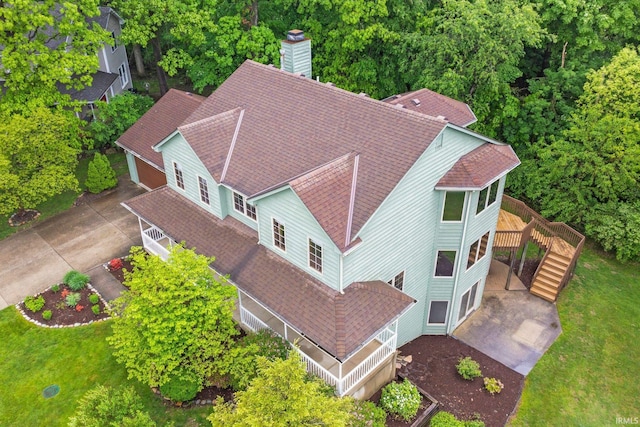 2711 Spring Creek Dr, Fort Wayne, IN 46808 - aerial view of property and surrounding area