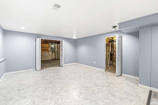 1224 Foxglove Ct, Mishawaka, IN 46545 - finished below grade area featuring baseboards, electric panel, and recessed lighting