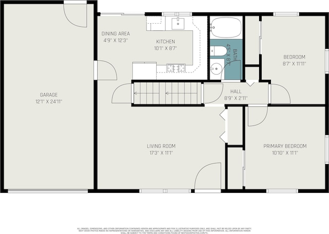4113 York Rd, South Bend, IN 46614 - home floor plan