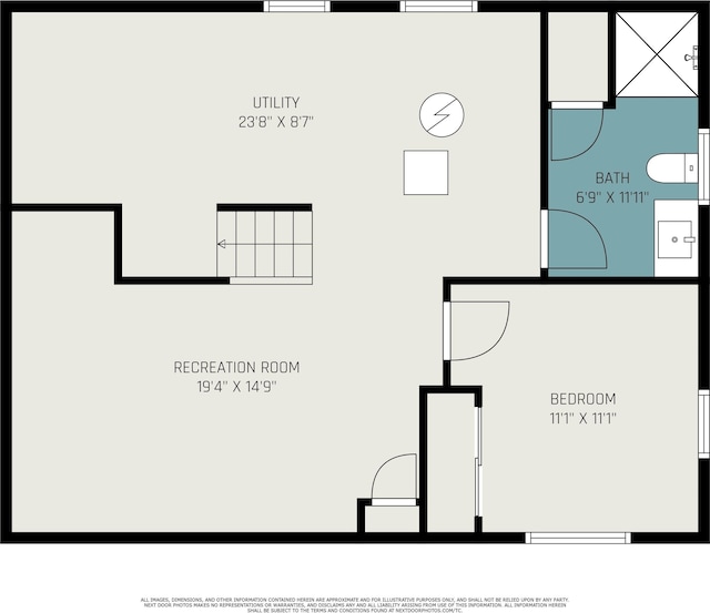 4113 York Rd, South Bend, IN 46614 - floor plan / room layout