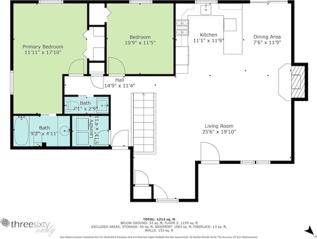 4019 Riverside Dr, South Bend, IN 46628 - room layout