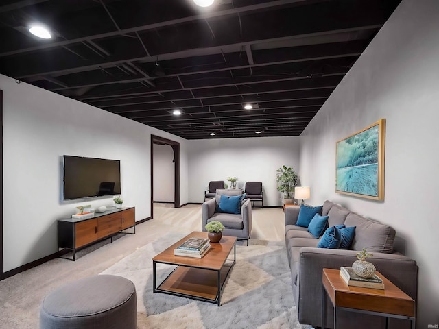 9826 Flag Stone Pl, Fort Wayne, IN 46804 - living area featuring carpet flooring and baseboards