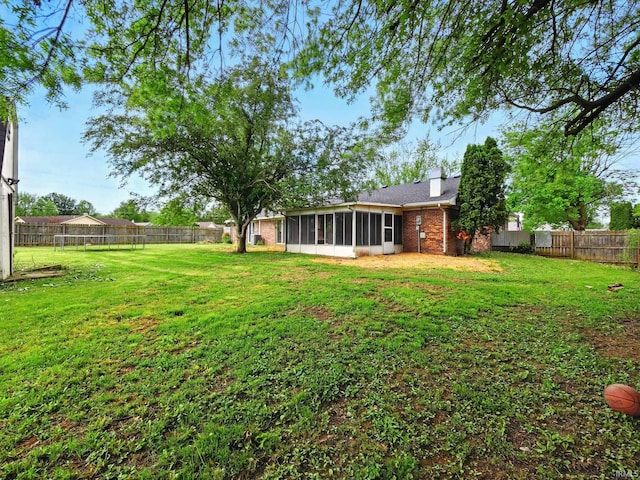 5200 N Leslie Dr, Muncie, IN 47304 - view of yard with a sunroom