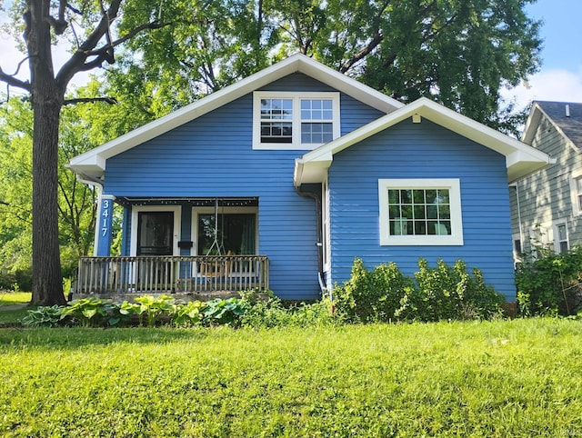 3417 Parkway S Dr, Indianapolis, IN 46201 - bungalow-style house featuring covered porch