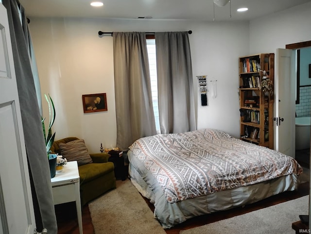 3417 Parkway S Dr, Indianapolis, IN 46201 - carpeted bedroom featuring recessed lighting