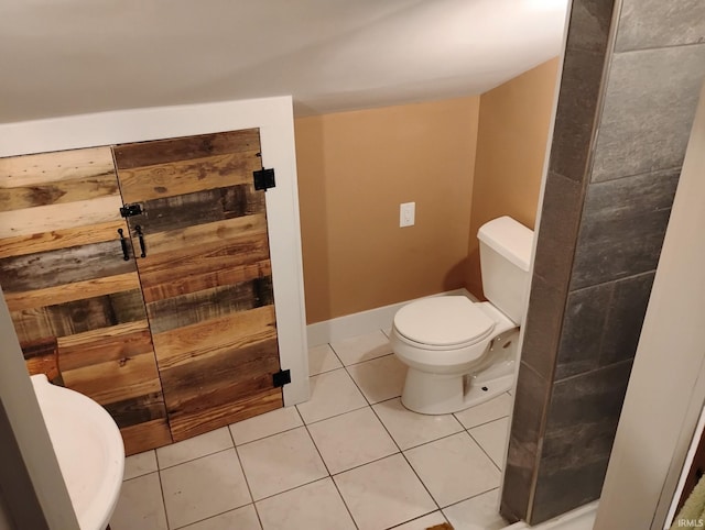 3417 Parkway S Dr, Indianapolis, IN 46201 - bathroom with toilet and tile patterned flooring