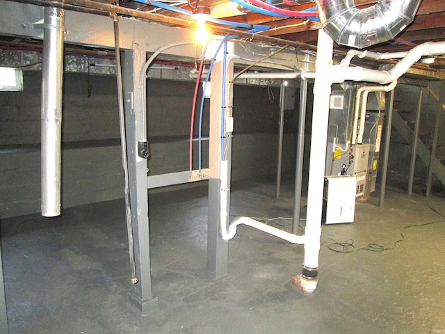 712 Hubbard St, Mishawaka, IN 46544 - view of unfinished basement