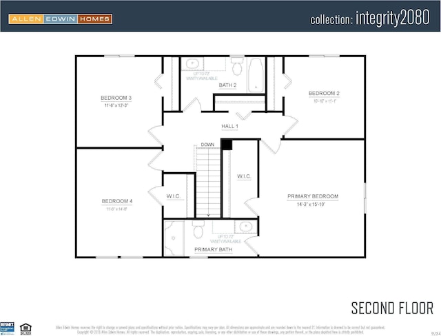52070 Olympus Pass, Granger, IN 46530 - property floor plan