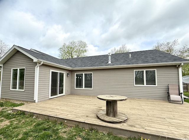 310 Main St, Lagro, IN 46941 - back of house featuring a deck