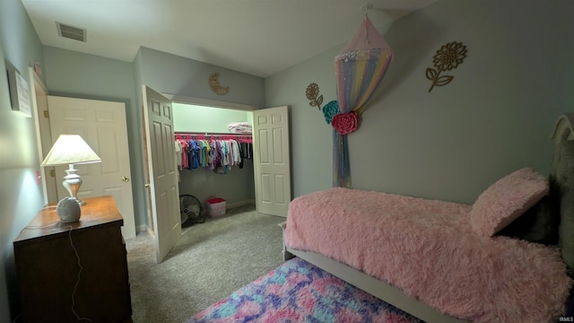 5728 Bell Tower Ln, Fort Wayne, IN 46815 - bedroom featuring light carpet and a closet