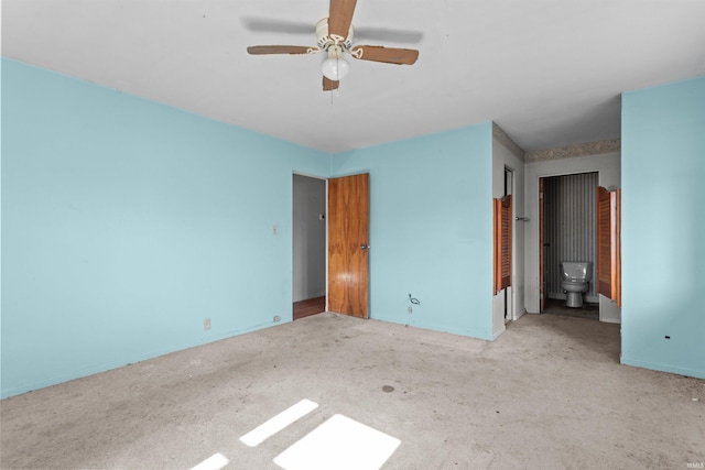 1725 W Saxon Dr, Marion, IN 46952 - unfurnished bedroom featuring carpet and a ceiling fan