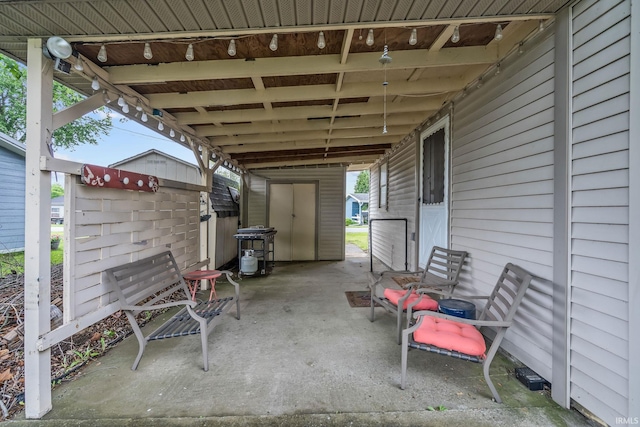 96 Ems B61I Ln, Warsaw, IN 46582 - view of patio / terrace with area for grilling