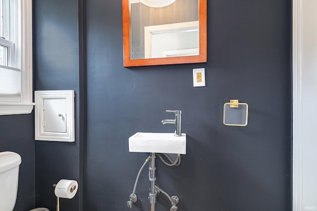 1919 Kessler Blvd, South Bend, IN 46616 - half bathroom with toilet and a sink