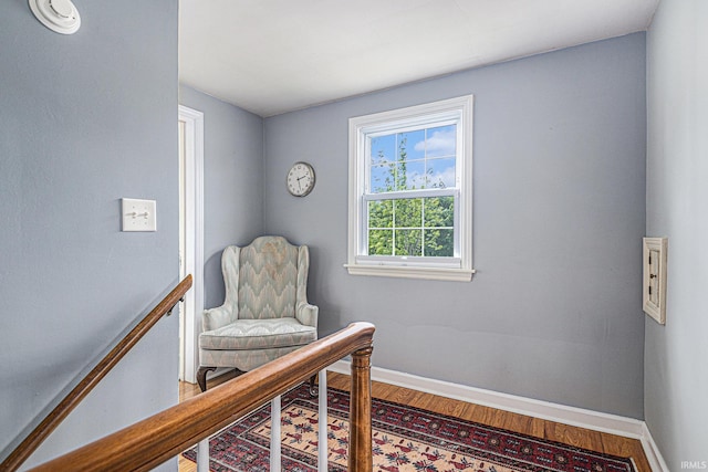 1919 Kessler Blvd, South Bend, IN 46616 - living area featuring wood finished floors and baseboards