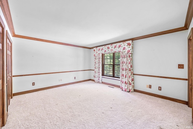 3619 Sullivan Ct, South Bend, IN 46614 - carpeted spare room with ornamental molding and baseboards