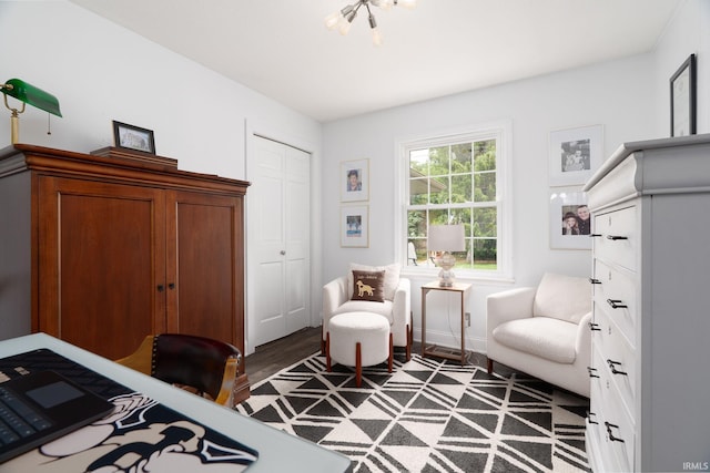 3599 Canterbury Dr, Lafayette, IN 47909 - bedroom with a closet, wood finished floors, and baseboards